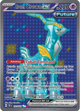 Iron Crown ex - 191/162 Pokemon SV05: Temporal Forces - Single Cards
