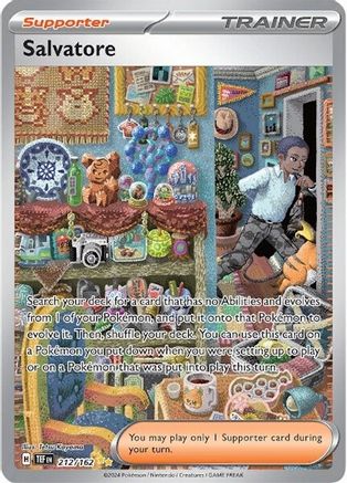 Salvatore - 212/162 Pokemon SV05: Temporal Forces - Single Cards