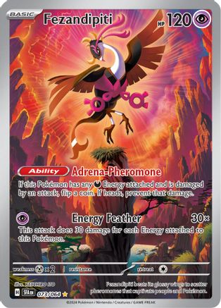 Fezandipiti 73 - SV Shrouded Fable Pokemon Holofoil - Single Cards