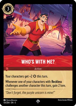 Who's With Me? (131/204) - Shimmering Skies Cold Foil - Single Cards
