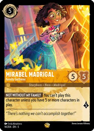 Mirabel Madrigal - Family Gatherer (14/204) - Shimmering Skies - Single Cards
