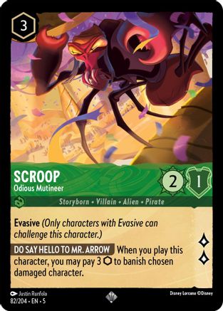 Scroop - Odious Mutineer (82/204) - Shimmering Skies - Single Cards