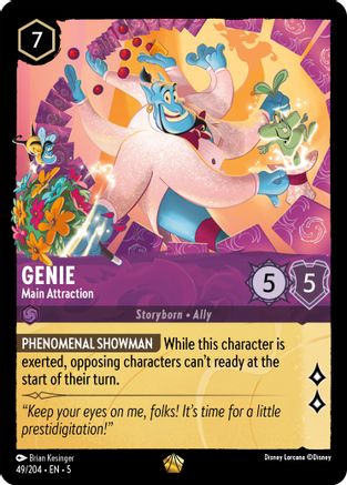 Genie - Main Attraction (49/204) - Shimmering Skies - Single Cards