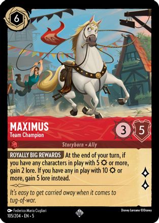 Maximus - Team Champion (105/204) - Shimmering Skies Cold Foil - Single Cards