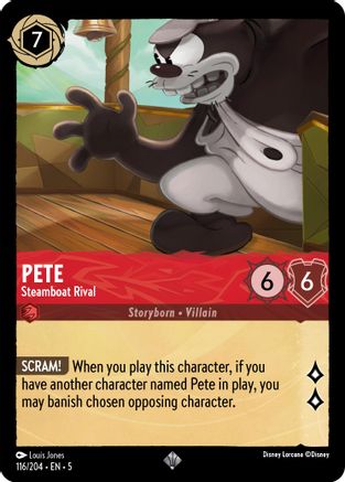 Pete - Steamboat Rival (116/204) - Shimmering Skies - Single Cards
