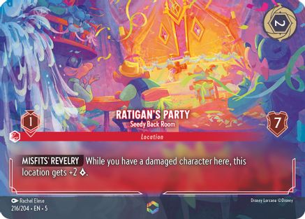 Ratigan's Party - Seedy Back Room (Enchanted) (216/204) - Shimmering Skies Holofoil - Single Cards