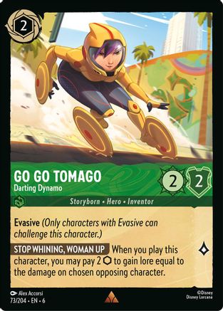 Go Go Tomago - Darting Dynamo (73/204) - Azurite Sea Cold Foil - Single Cards