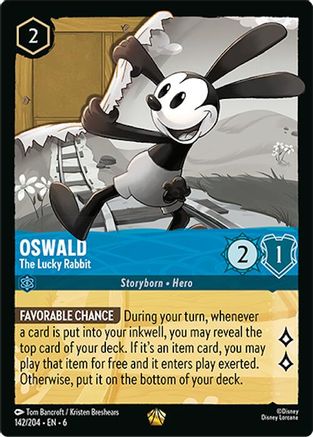 Oswald - The Lucky Rabbit (142/204) - Azurite Sea - Single Cards