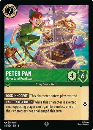 Peter Pan - Never Land Prankster (85/204) - Azurite Sea Cold Foil - Single Cards