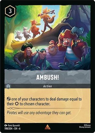 Ambush! (198/204) - Azurite Sea Cold Foil - Single Cards