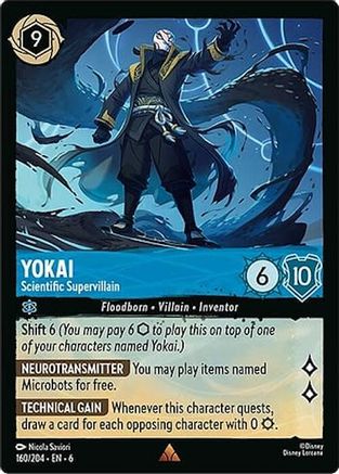 Yokai - Scientific Supervillain (160/204) - Azurite Sea Cold Foil - Single Cards