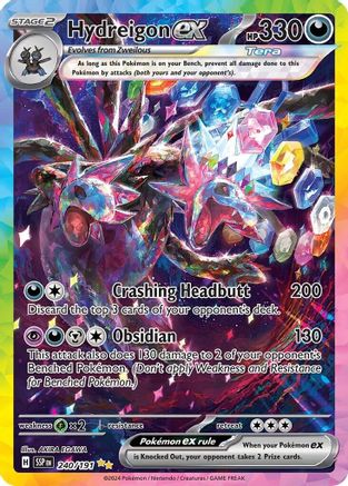 Hydreigon ex 240 - SV08 Surging Sparks Holofoil - Single Cards
