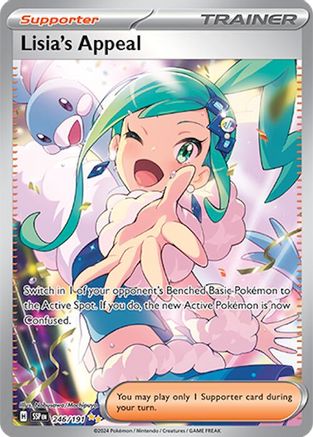Lisia's Appeal 246 - SV08 Surging Sparks Holofoil - Single Cards