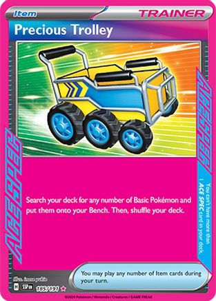 Precious Trolley 185 - SV08 Surging Sparks Holofoil - Single Cards
