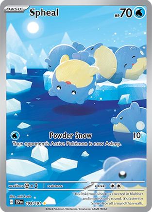 Spheal 199 - SV08 Surging Sparks Holofoil - Single Cards