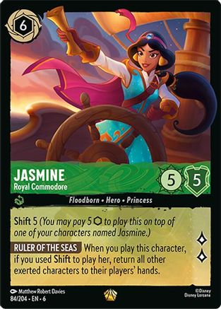 Jasmine - Royal Commodore (84/204) - Azurite Sea - Single Cards