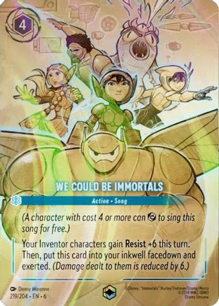 We Could Be Immortals (Enchanted) (219/204) - Azurite Sea Holofoil - Single Cards