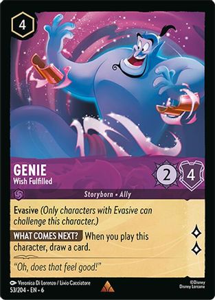 Genie - Wish Fulfilled (53/204) - Azurite Sea - Single Cards