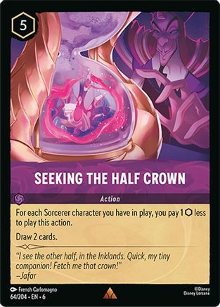 Seeking the Half Crown (64/204) - Azurite Sea Cold Foil - Single Cards