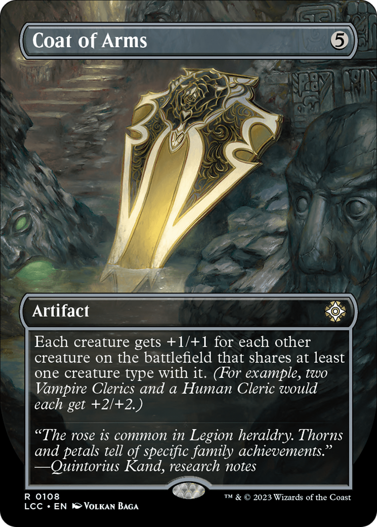 Coat of Arms (Borderless) (LCC-108) - The Lost Caverns of Ixalan Commander - Magic The Gathering - Single Cards