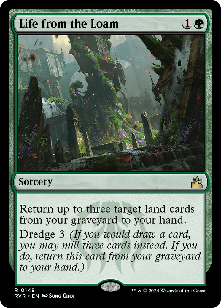 FOIL Life from the Loam (RVR-148) - Ravnica Remastered - Magic The Gathering - Single Cards