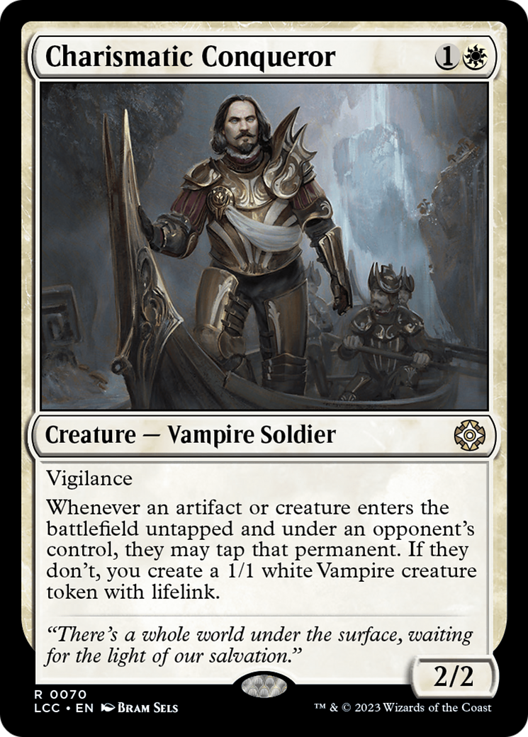 Charismatic Conqueror (LCC-070) - The Lost Caverns of Ixalan Commander - Magic The Gathering - Single Cards