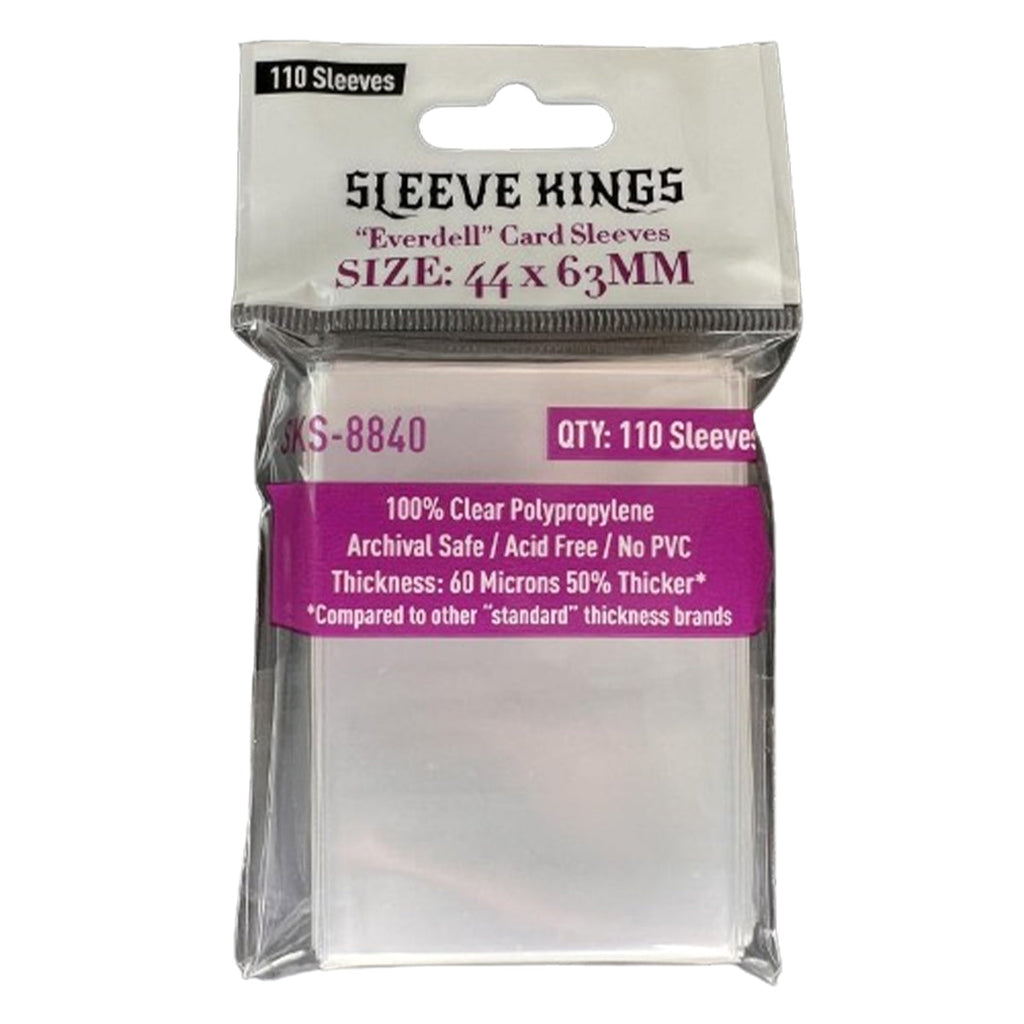Sleeve Kings Board Game Sleeves "Everdell Mini Compatible" Sleeves (44mm x 63mm) (110 Sleeves per Pack) - Sleeves
