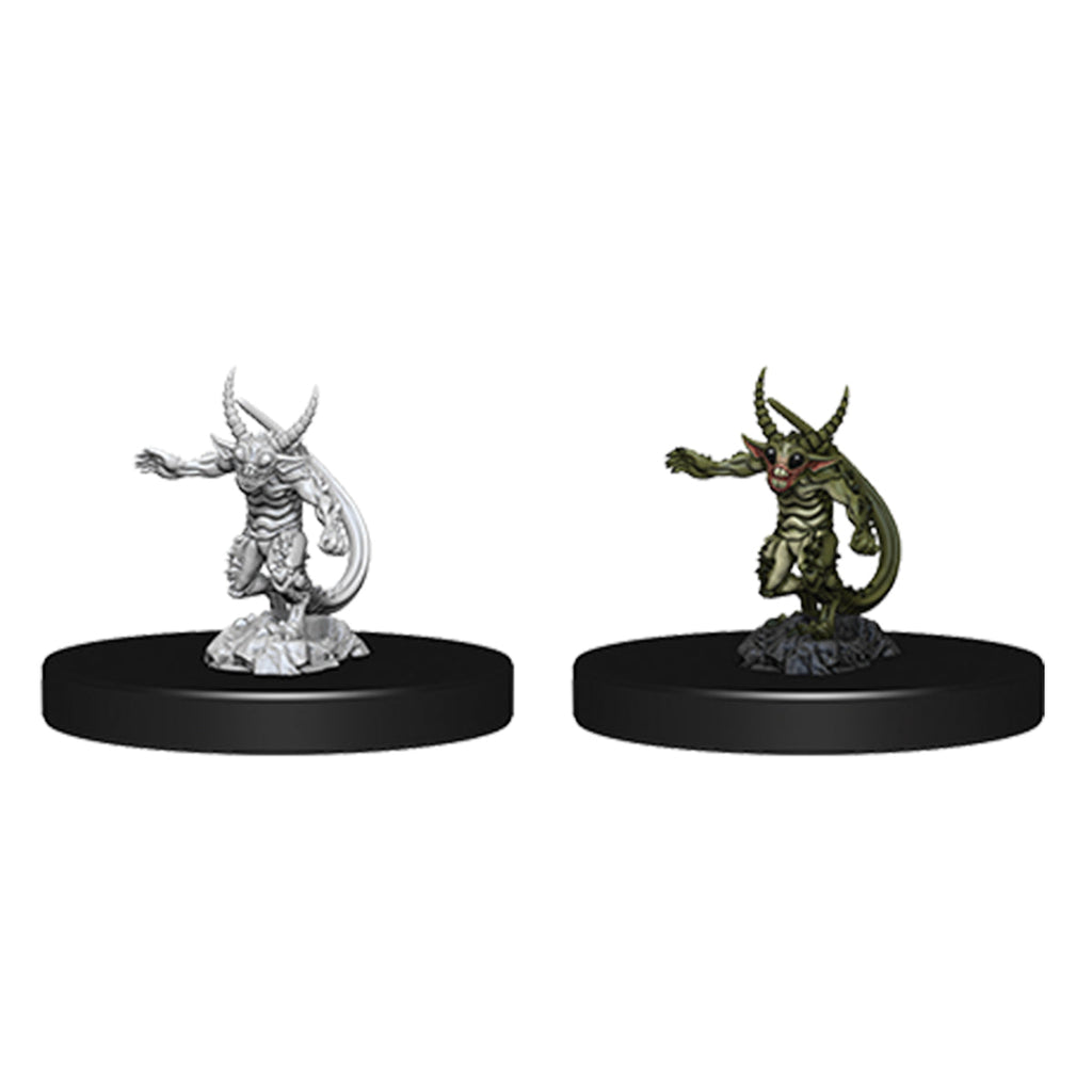 D&D Nolzurs Marvelous Unpainted Miniatures Quasit & Imp - Miniatures - 3