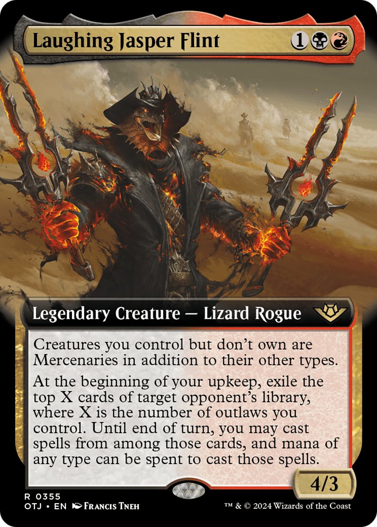 Laughing Jasper Flint (Extended Art) (OTJ-355) - Outlaws of Thunder Junction - Magic The Gathering - Single Cards