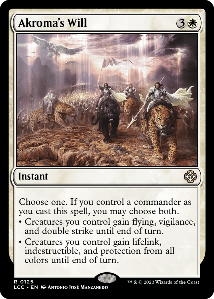 Akroma's Will (LCC-125) - The Lost Caverns of Ixalan Commander - Magic The Gathering - Single Cards