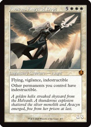 FOIL Avacyn, Angel of Hope (Retro Frame) (INR-477) - Innistrad Remastered - Magic The Gathering - Single Cards