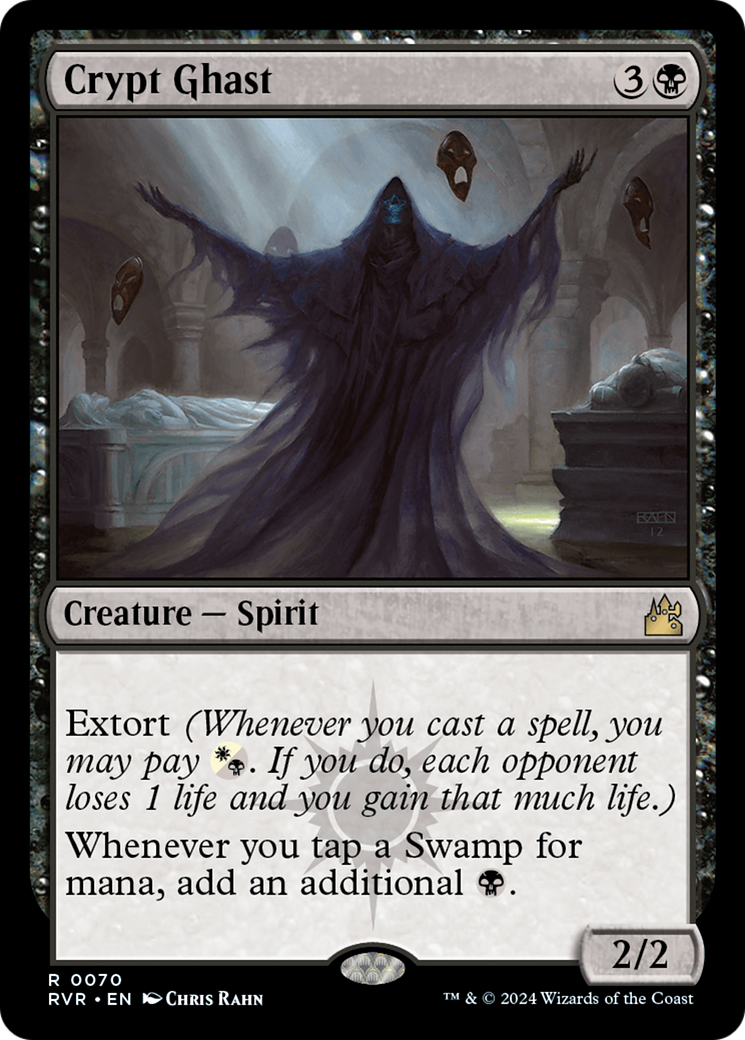 FOIL Crypt Ghast (RVR-070) - Ravnica Remastered - Magic The Gathering - Single Cards