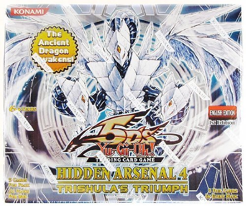 YuGiOh 5Ds Hidden Arsenal 4 Trishulas Triumph Booster Box 24 Packs - 4