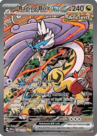 Raging Bolt ex 166 - SV Prismatic Evolutions Pokemon - Single Cards