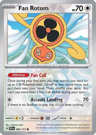Fan Rotom (Master Ball Pattern) 85 - SV Prismatic Evolutions Pokemon - Single Cards