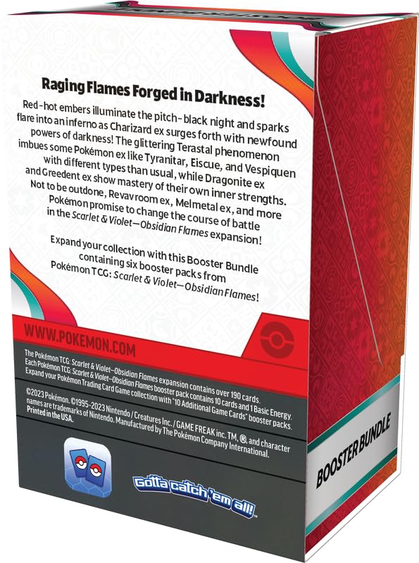 Pokemon Scarlet & Violet (Series 3) Obsidian Flames Booster Bundle - 5