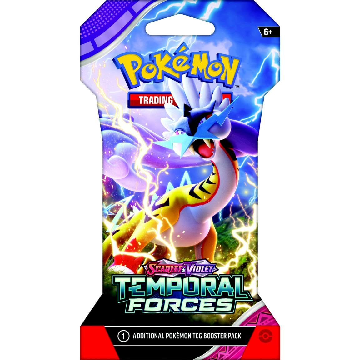 Pokemon TCG: Scarlet and Violet Temporal Forces Sleeved Booster Pack 8 Packs - 5