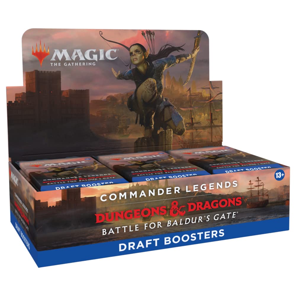 Magic: The Gathering Commander Legends: Battle for Baldur’s Gate Draft Booster Box | 24 Packs (480 Magic Cards) - 2