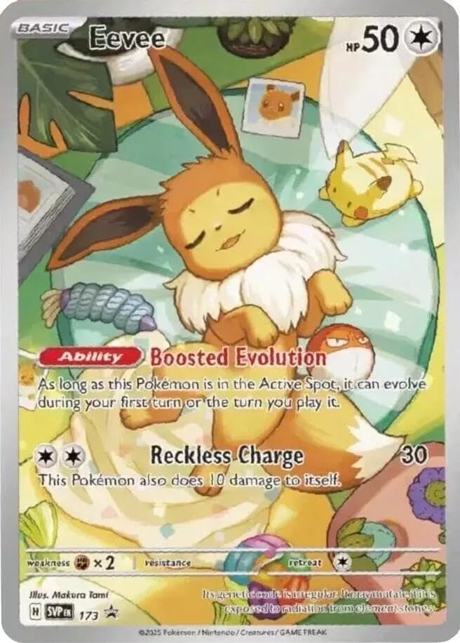 Pokemon - Eevee SVP 173 – Prismatic Evolutions – Elite Trainer Box Promo - Single Card