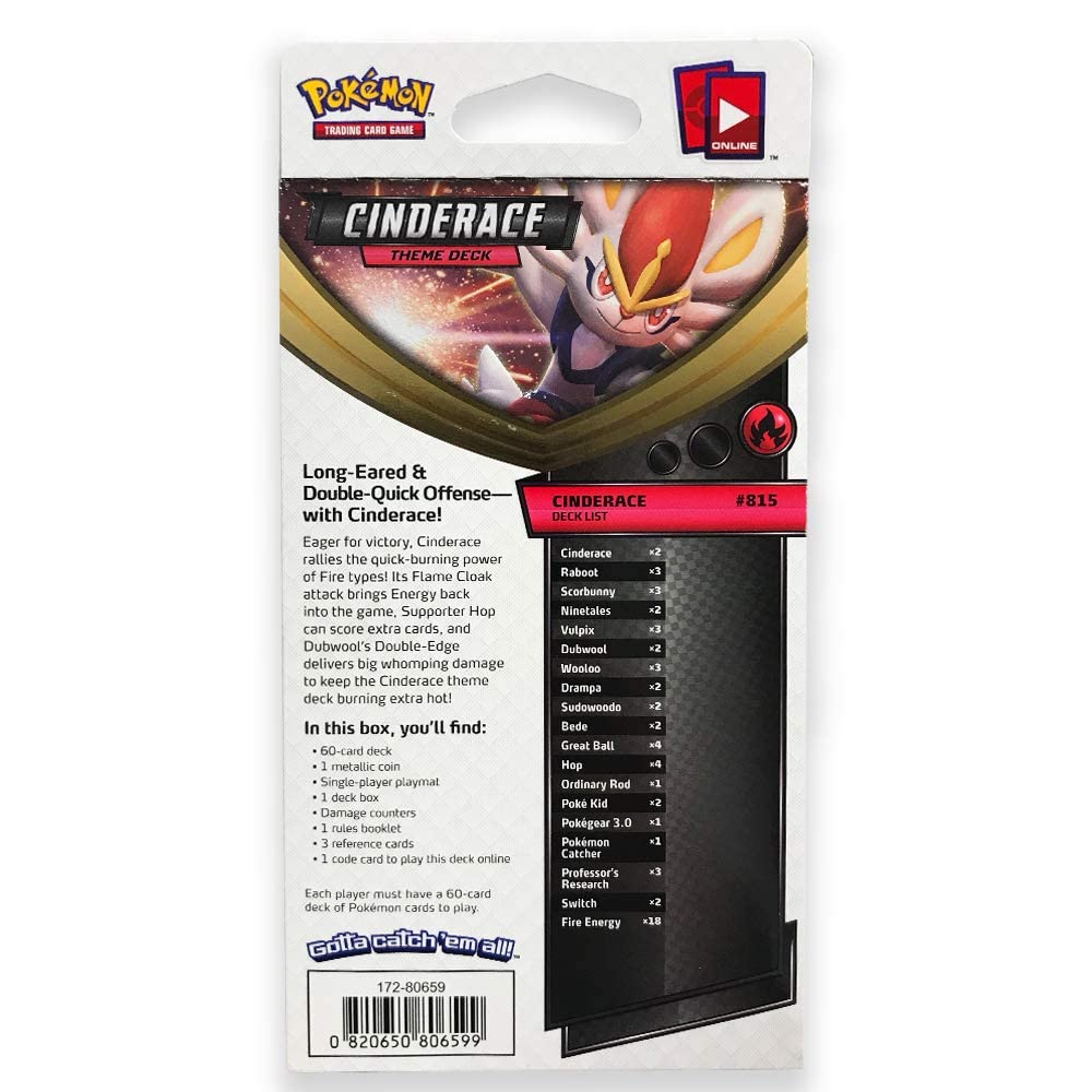 Pokemon TCG: Sword & Shield Theme Deck Featuring Cinderace - 5