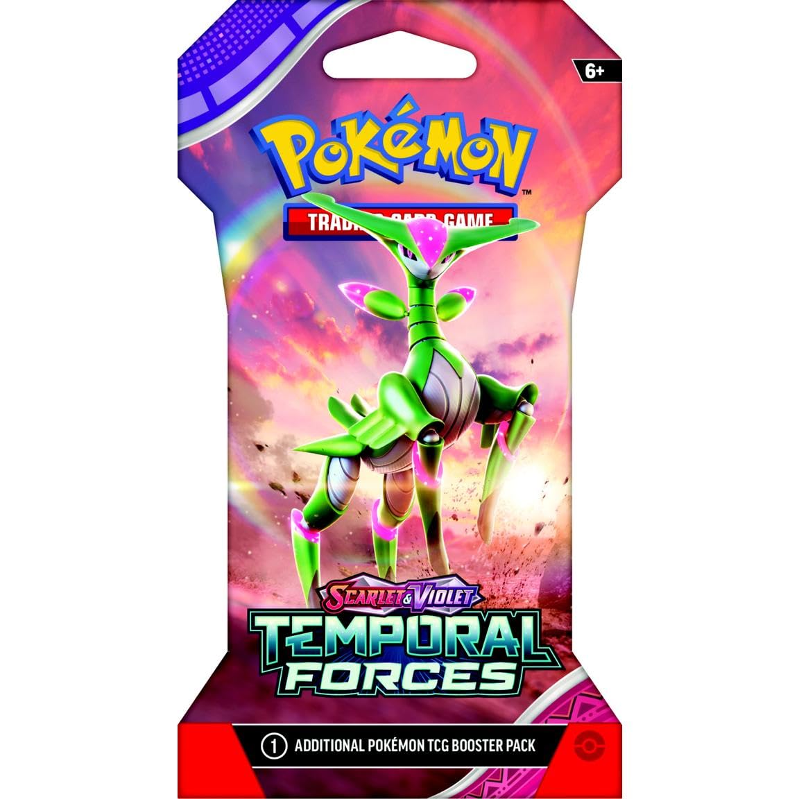 Pokemon TCG: Scarlet and Violet Temporal Forces Sleeved Booster Pack 8 Packs - 3