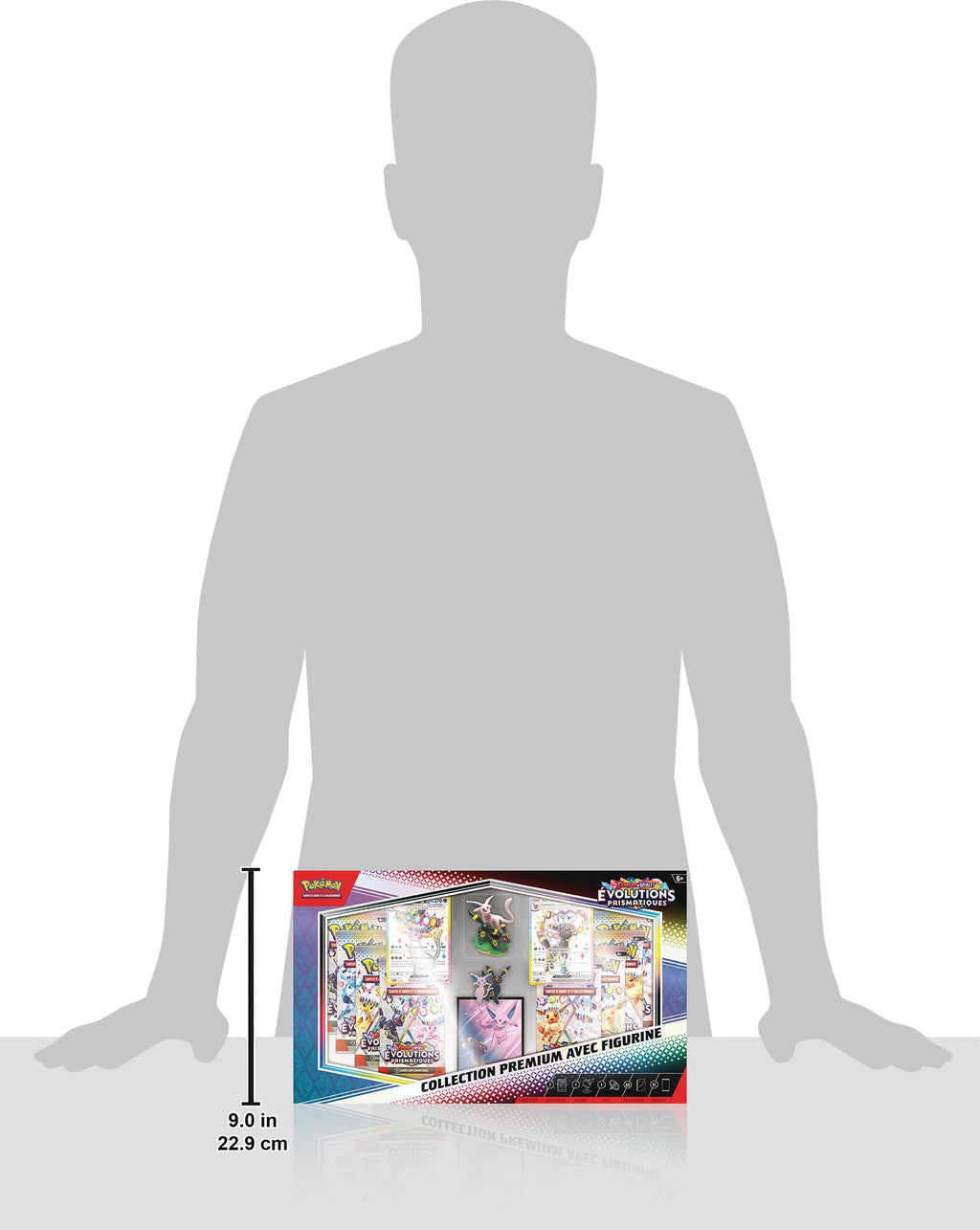 Pokémon : Premium Collection with Scarlet & Purple Figure - Prismatic Evolution of The Pokémon TCG (2 Textured Glossy Promo Cards, 11 Boosters) - 2