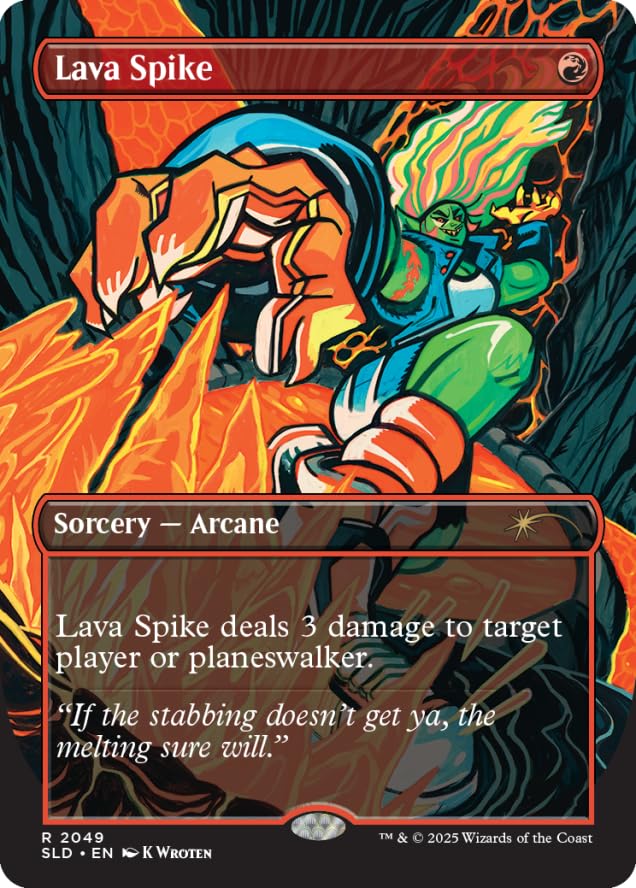Magic the Gathering Secret Lair Everything is On Fire (Non-Foil) - 4