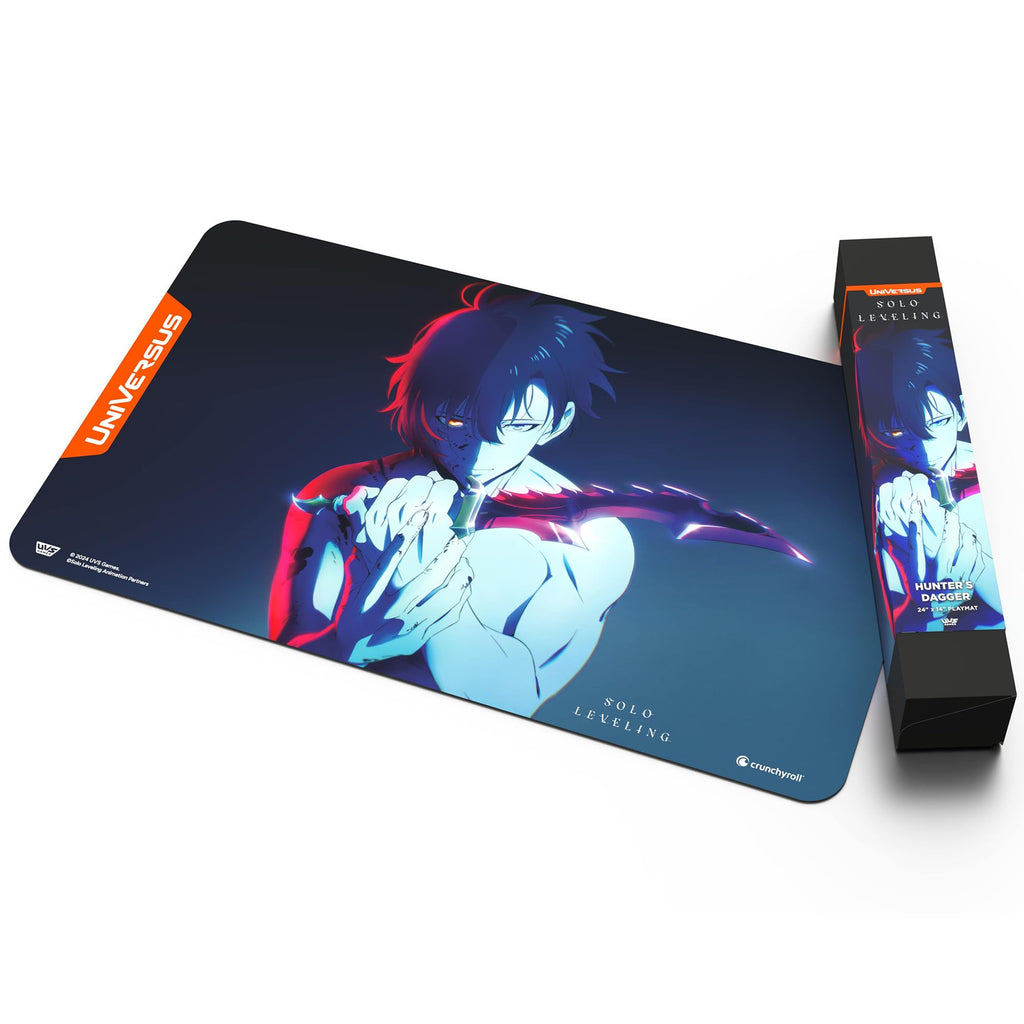 UniVersus: Solo Leveling: Hunter's Dagger Playmat - 24 x 14 Neoprene Mat, Non-Slip Back, Tabletop Card Game Accessory, UVS Games, Officially Licensed - 4