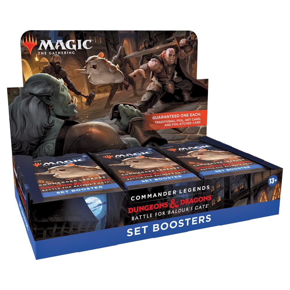 Magic: The Gathering Commander Legends: Battle for Baldur’s Gate Set Booster Box | 18 Packs (270 Magic Cards) - 2