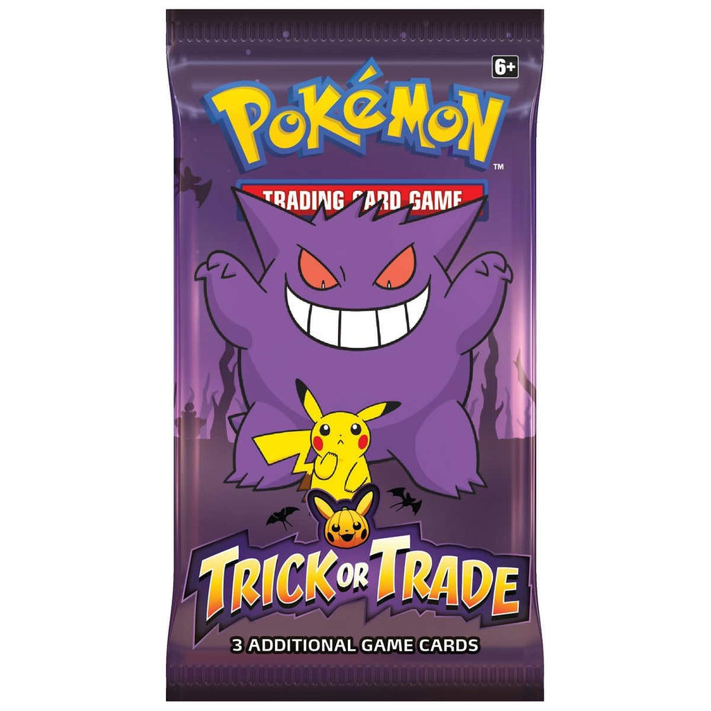 Poktemon TGC Trick or Trade Booster Bundle for Ages 6 Years and Up - Includes 120 Mini Packs - 1 Count - 3