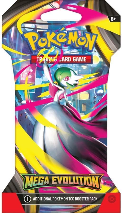 Pokemon Trading Card Game TCG: Mega Evolution 8 Sleeved Booster Packs - 80 Cards - 4