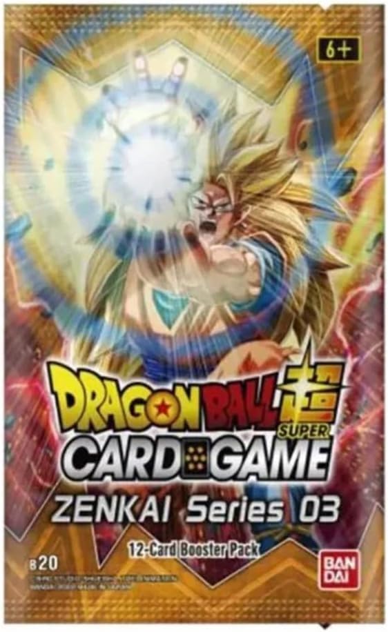 BANDAI | Dragon Ball Super CG Booster Pack Zenkai Series Set 03 (B20) | Trading Card Display | Ages 6+ | 1 Players - 2