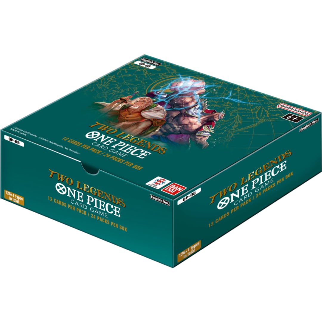 Bandai | One Piece Booster Display - Two Legends (OP-08) | Trading Card Game Display | Ages 6+ | 2 Players | 20-30 Minutes Playing Time - 4