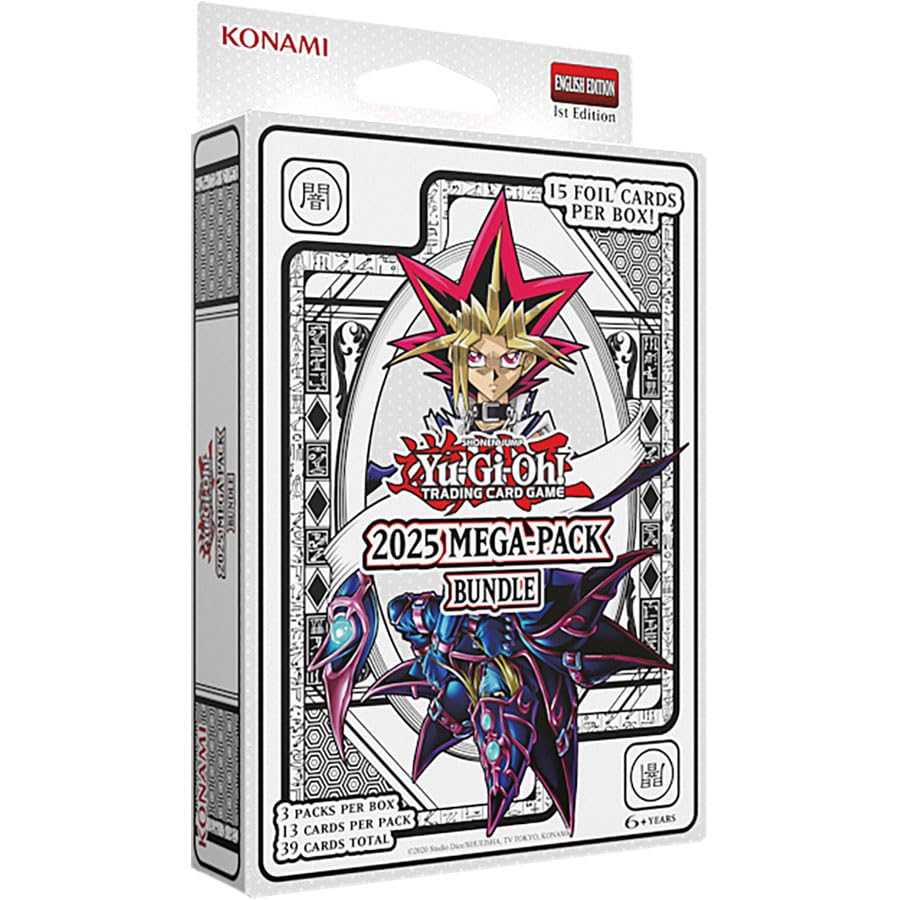 Yu-Gi-Oh! CCG 2025 Mega Pack Bundle Tuck Box Case (12 Boxes) - 4 of Each Art - 3